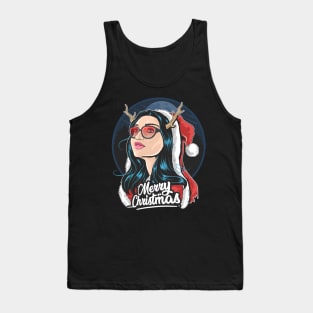 Santas Daughter Tank Top